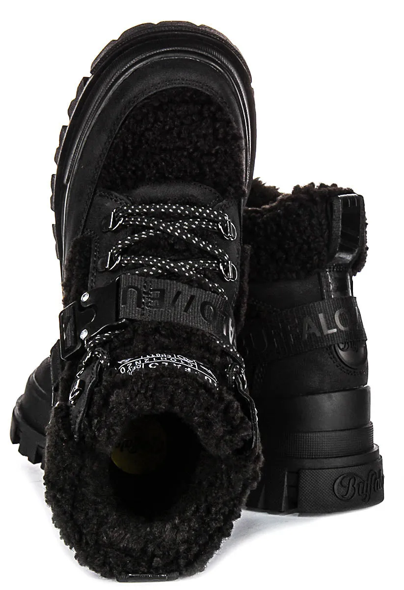 Buffalo Aspha Com1 Warm In Black Damenschuhe Buffalo