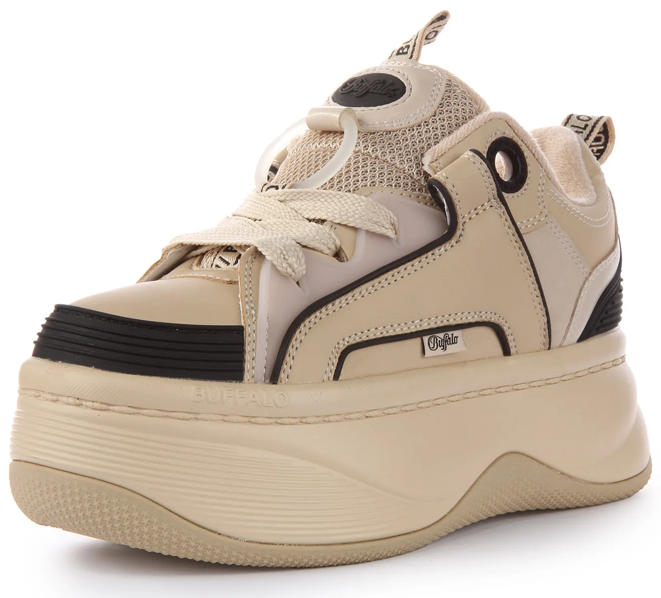 Buffalo Orcus Sk8 In Creme Für Damen Schuhe Buffalo
