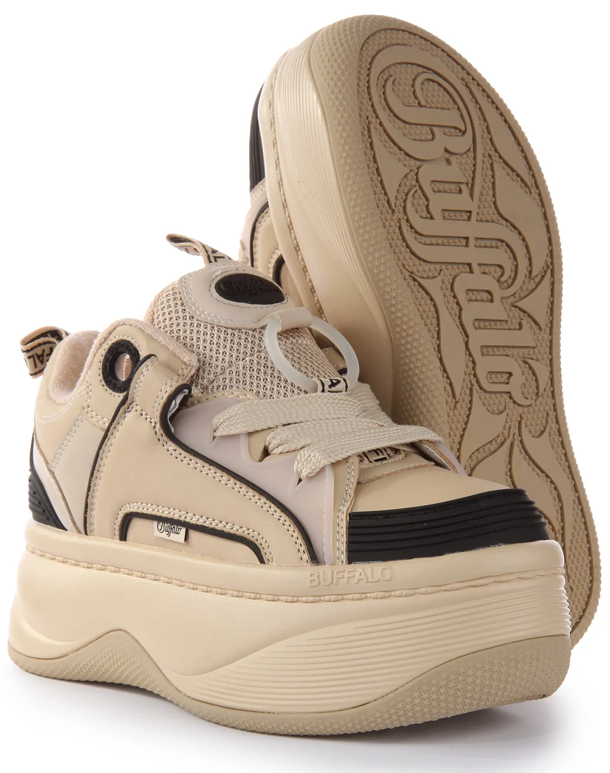 Buffalo Orcus Sk8 In Creme Für Damen Schuhe Buffalo
