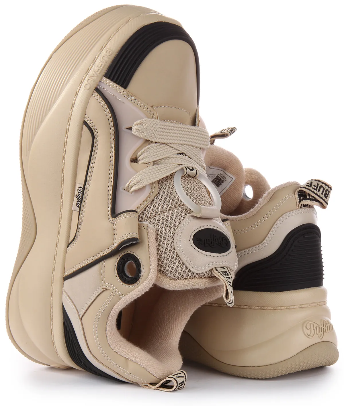 Buffalo Orcus Sk8 In Creme Für Damen Schuhe Buffalo