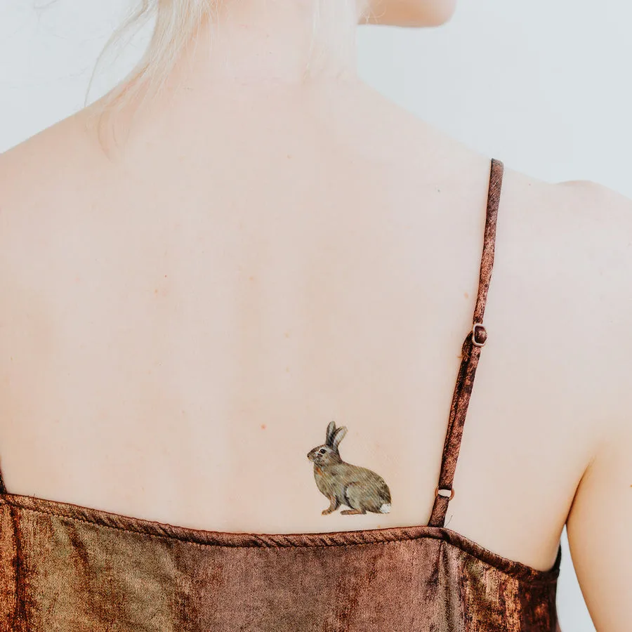 Häschen-Tattoos - Set mit 2 von Tattly