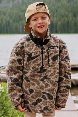 Burlebo Sherpa Jacket Quarter Zip - Rocky Mountain Tarnung