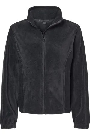 Burnside Damen Polar Fleece Jacke mit durchgehendem Reißverschluss