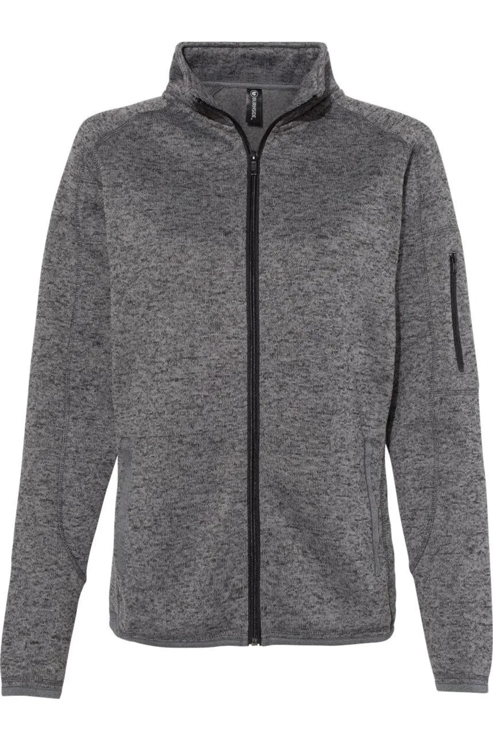 Burnside Damen Strickjacke aus Sweaterstoff