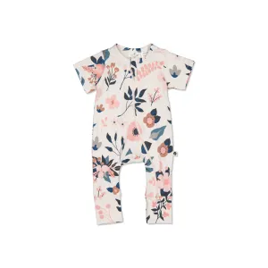 Burrow and Be Pink Clementine Zip-Anzug NEUGEBORENEN GRÖSSE