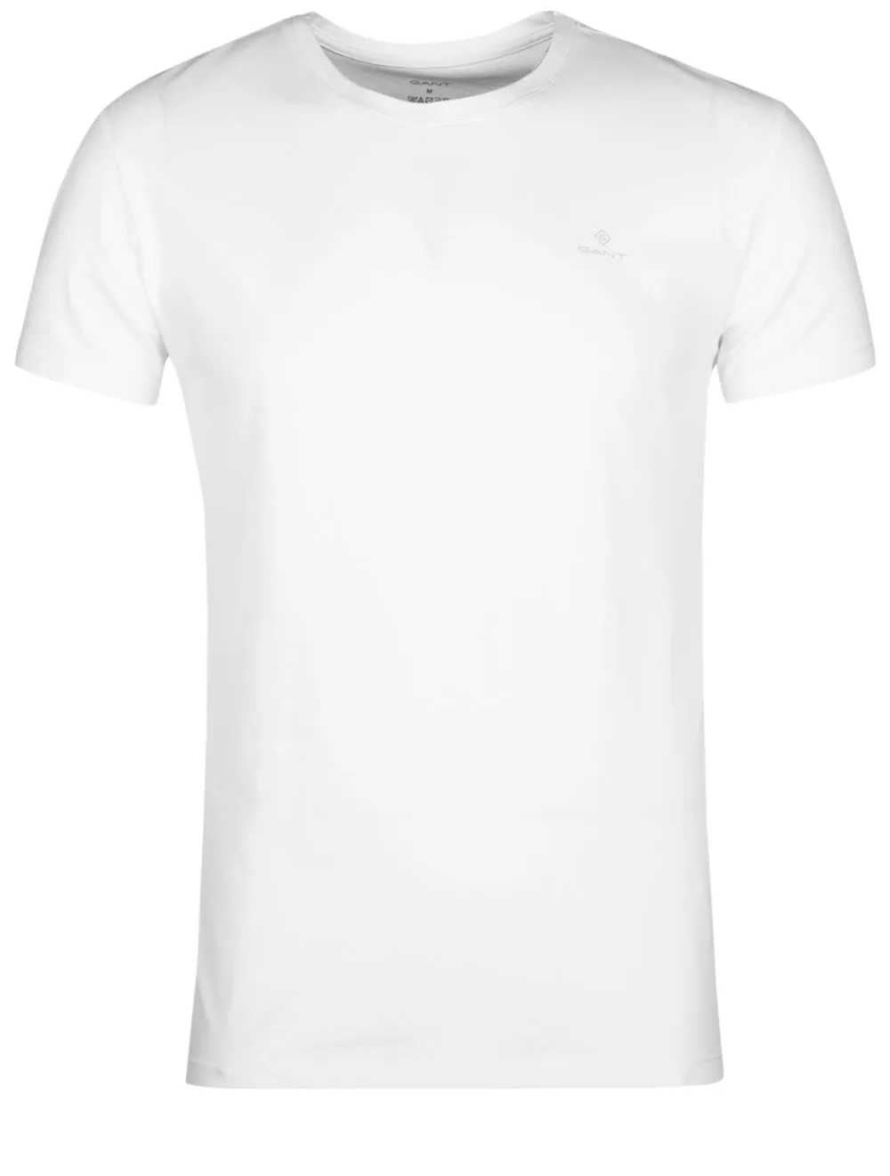 C-Ausschnitt T-Shirt 2er-Pack Marineblau Weiß