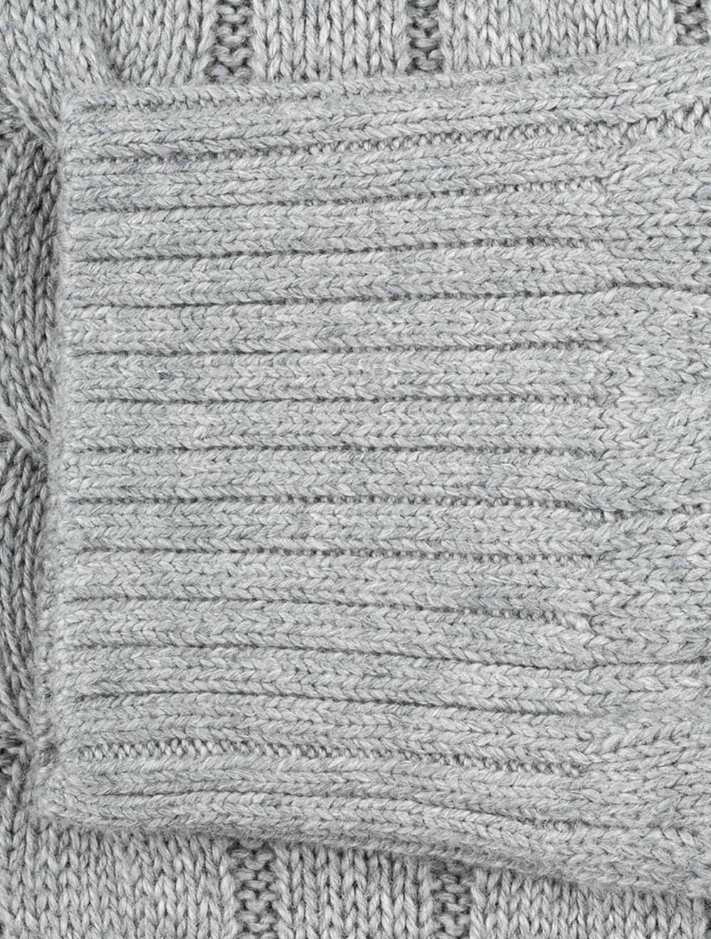 Cable Half Zip Pullover Andover Heather
