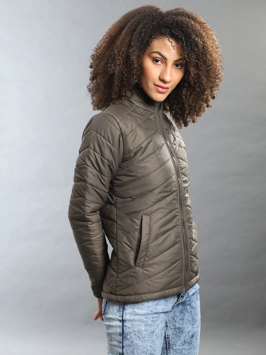 Campus Sutra Damen Stilvolle Bomberjacke