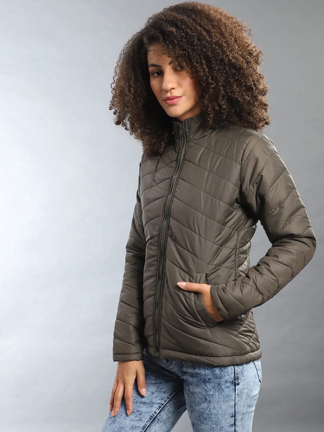 Campus Sutra Damen Stilvolle Bomberjacke