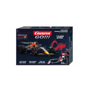 Carrera Go Challenge Formel Hochgeschwindigkeit 1:43 Einspur-Slot-Rennbahn
