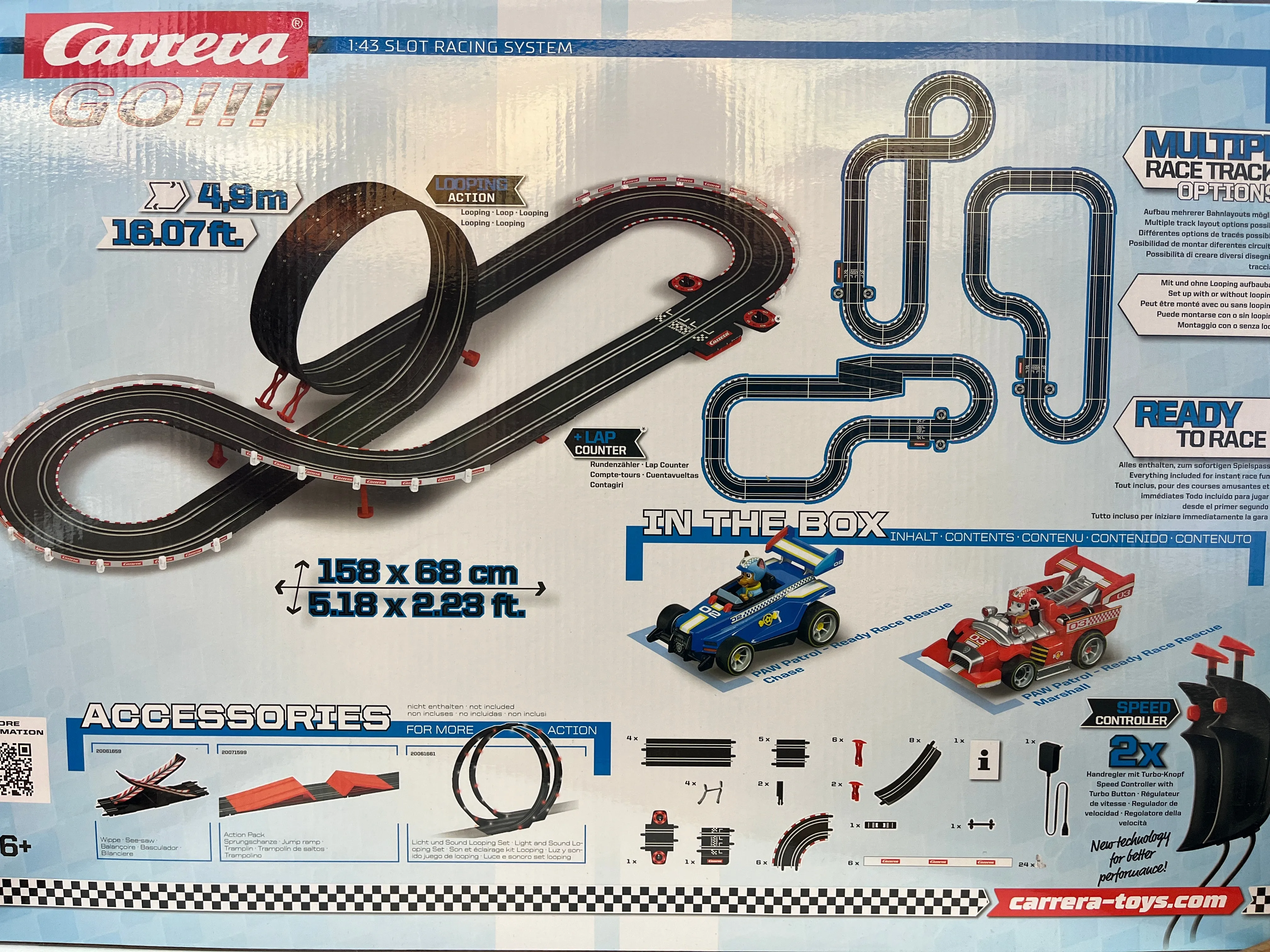 Carrera Go!!! PAW Patrol – Bereit zum Rennen und Retten