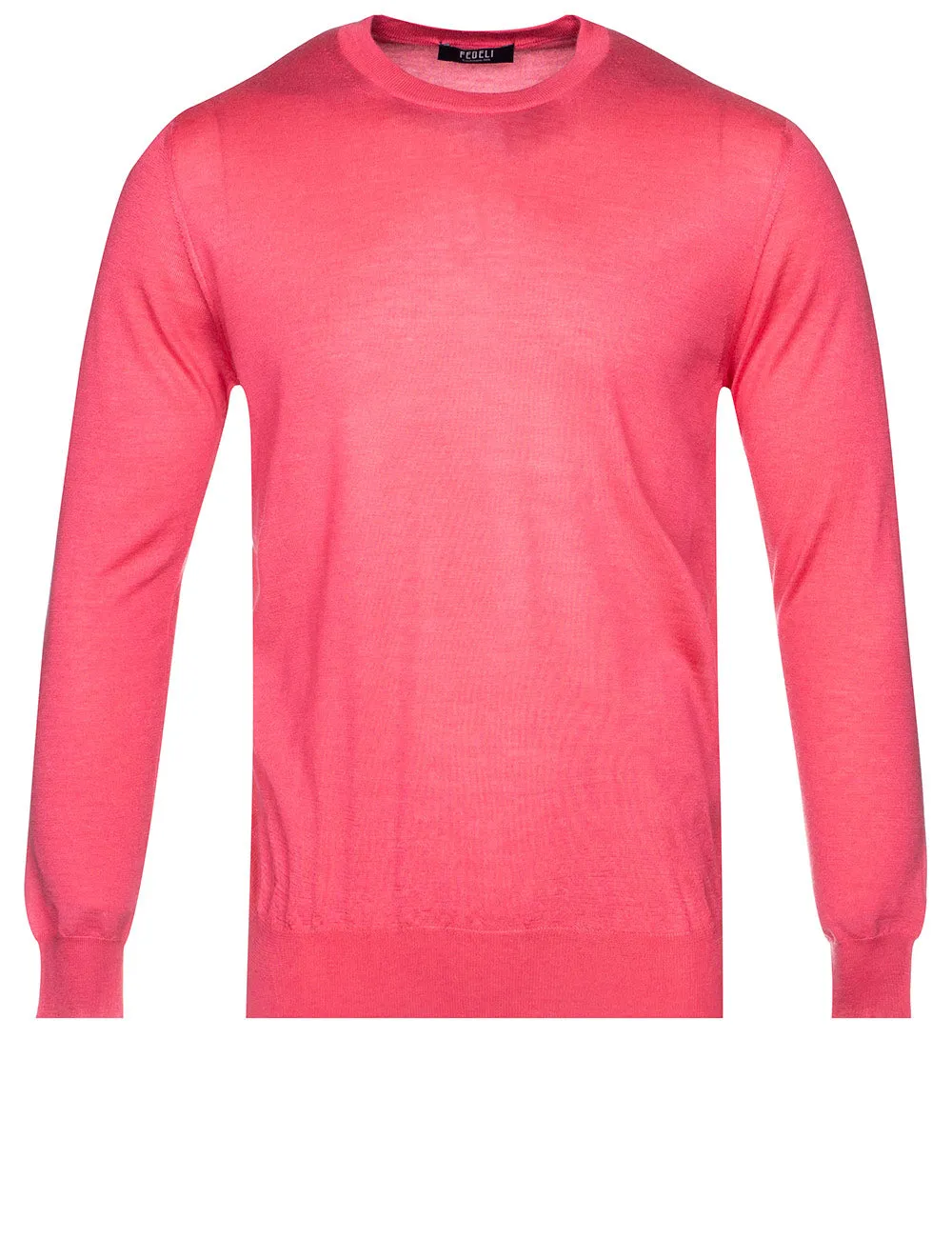 Kaschmir & Seide Rundhalsausschnitt Rosa