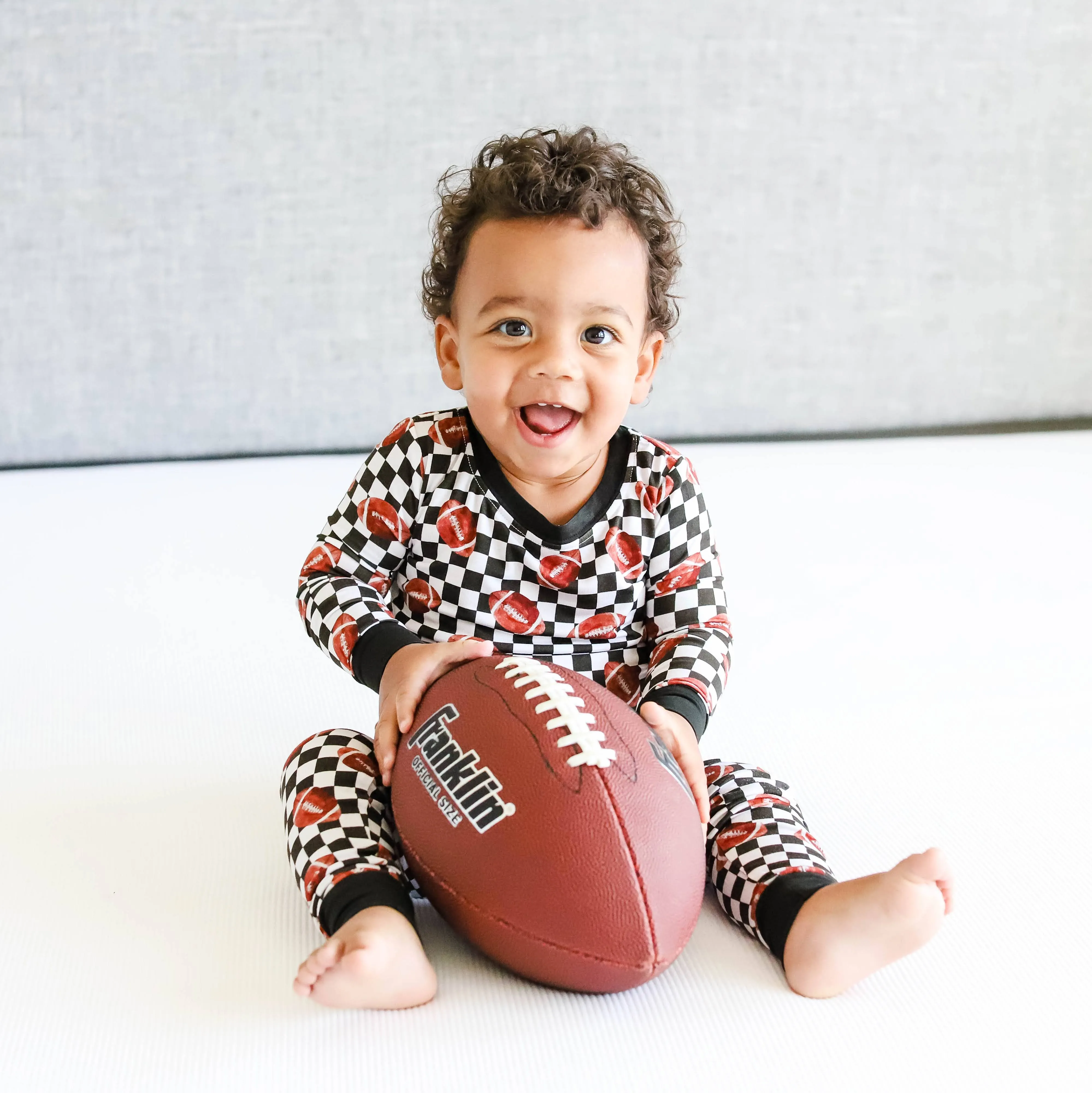 Karierter Fußball-Traum-Set Babykids_Dream-Big-Little-Co