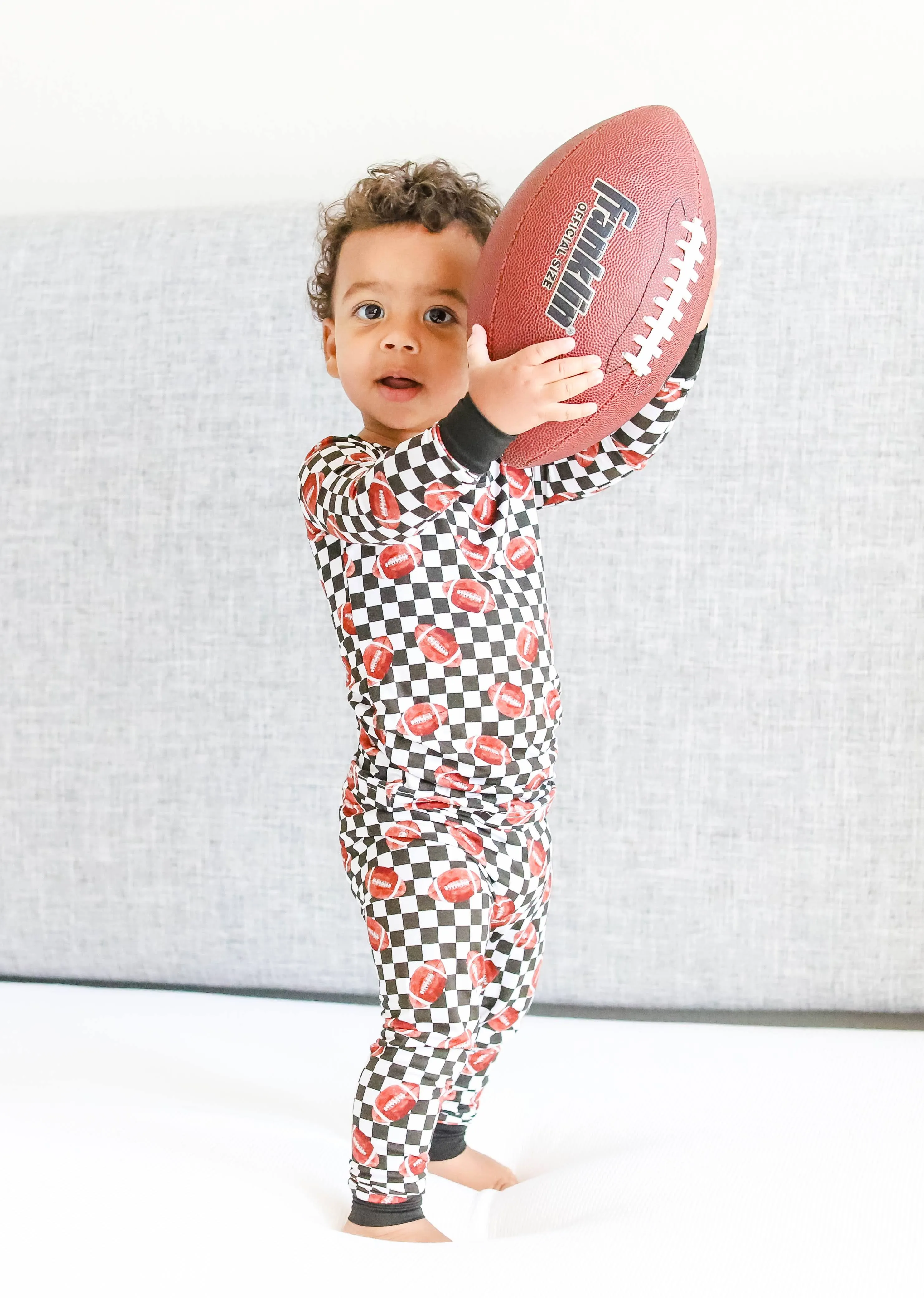 Karierter Fußball-Traum-Set Babykids_Dream-Big-Little-Co