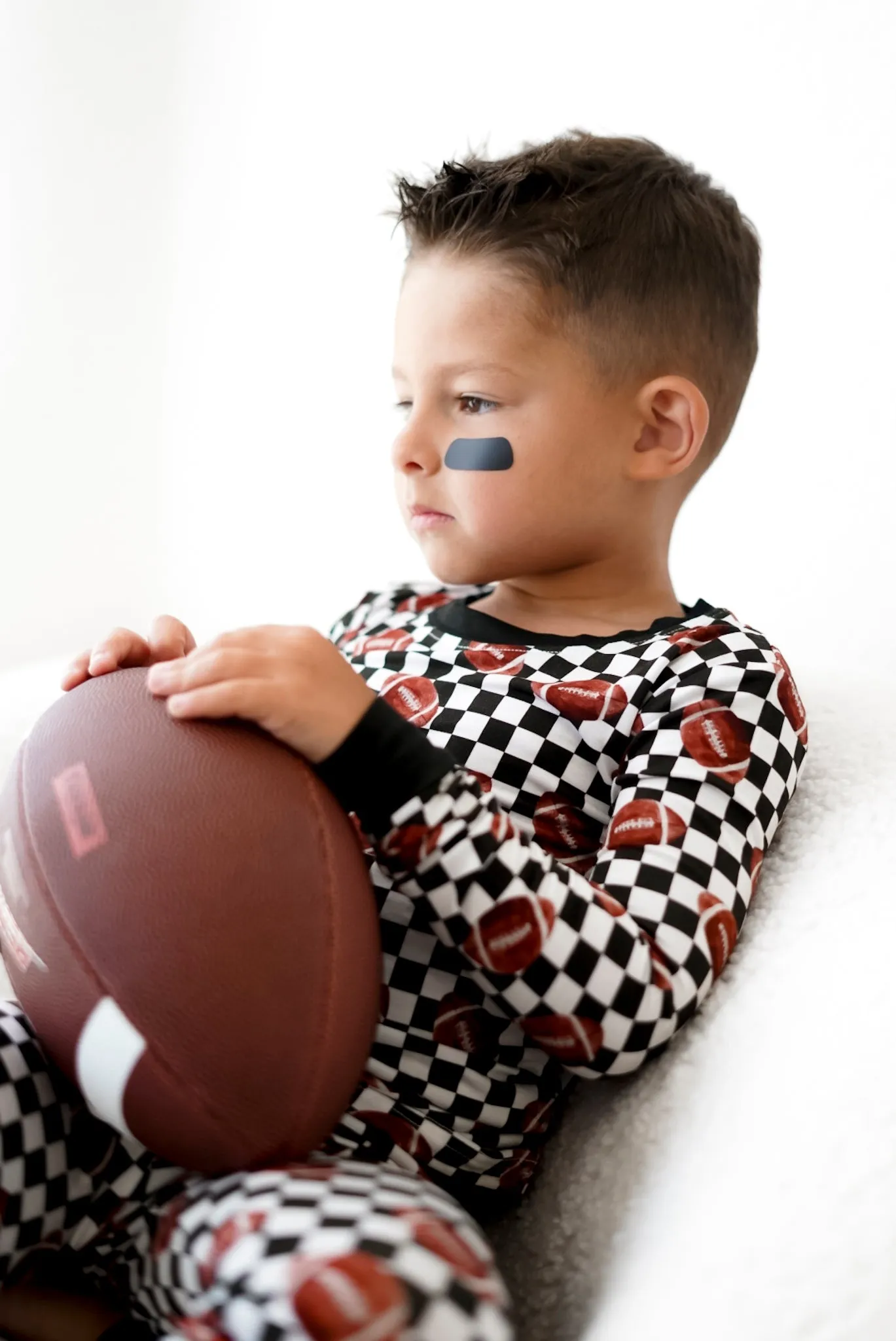 Karierter Fußball-Traum-Set Babykids_Dream-Big-Little-Co