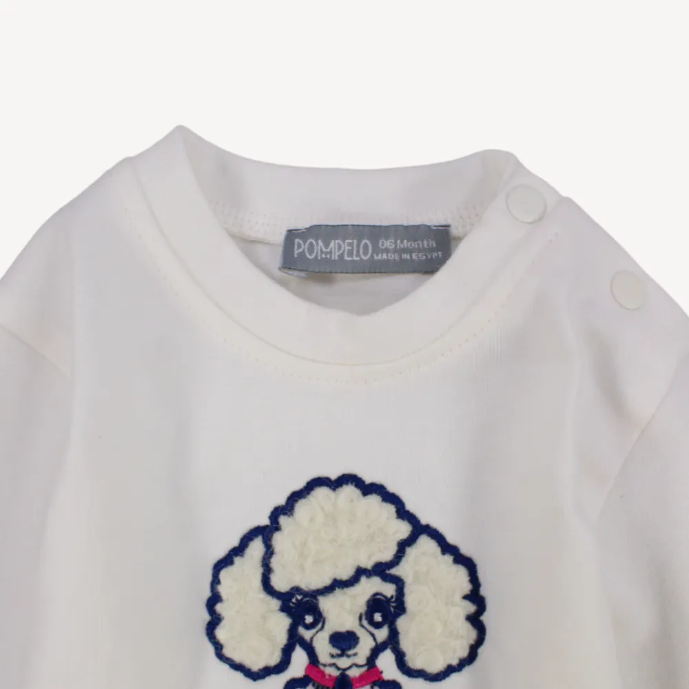 Schickes Pudel Langarm-T-Shirt
