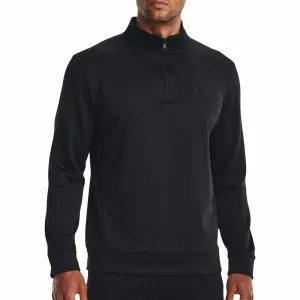 Unterwäsche Under Armour Herren Under Armour Fleece Halbzip Langarm Herren Trainingsoberteil - Schwarz