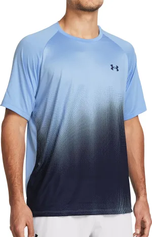 Under Armour Herren Under Armour Tech Fade Kurzarm Trainingsshirt - Blau