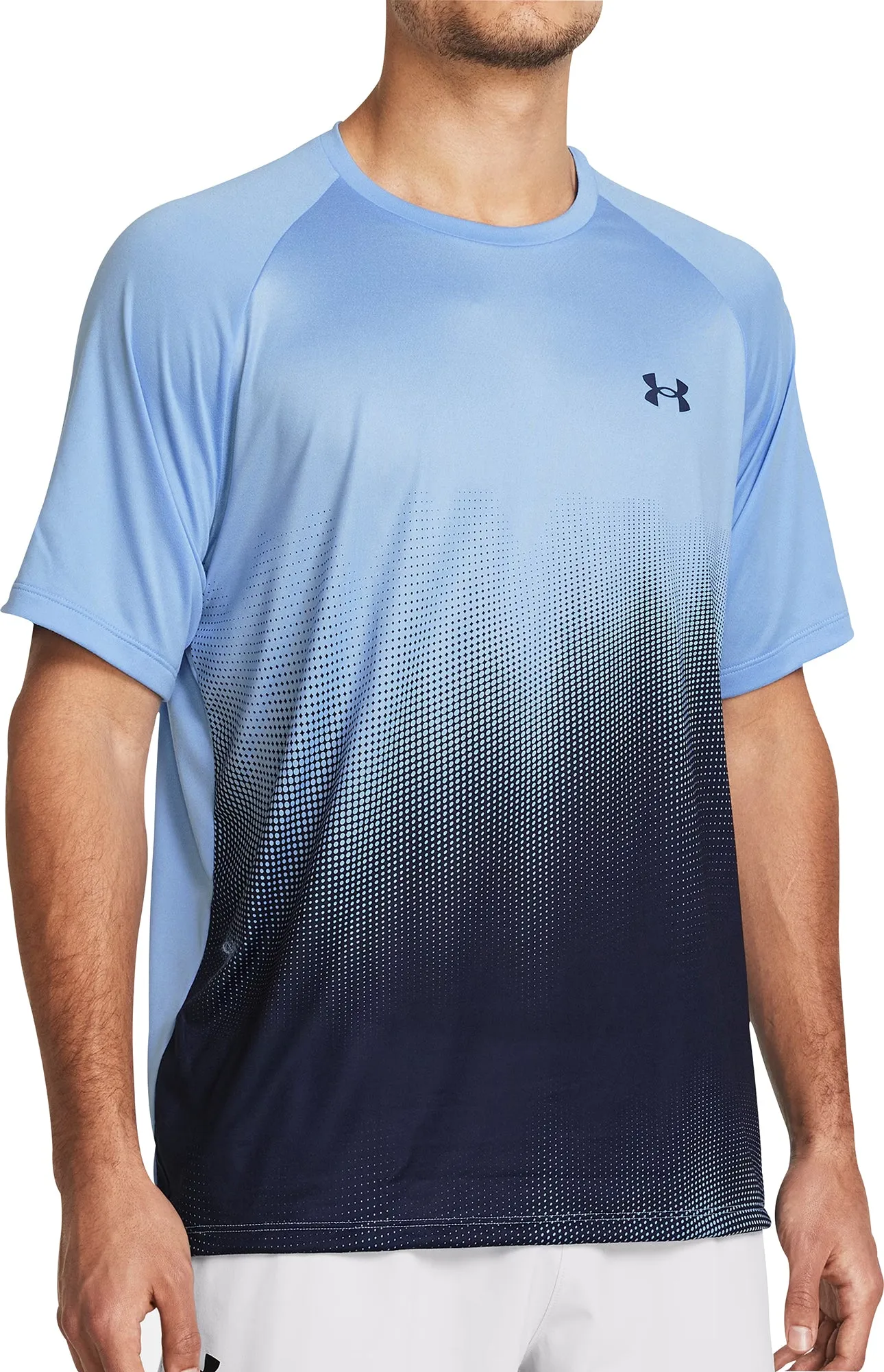 Under Armour Herren Under Armour Tech Fade Kurzarm Trainingsshirt - Blau