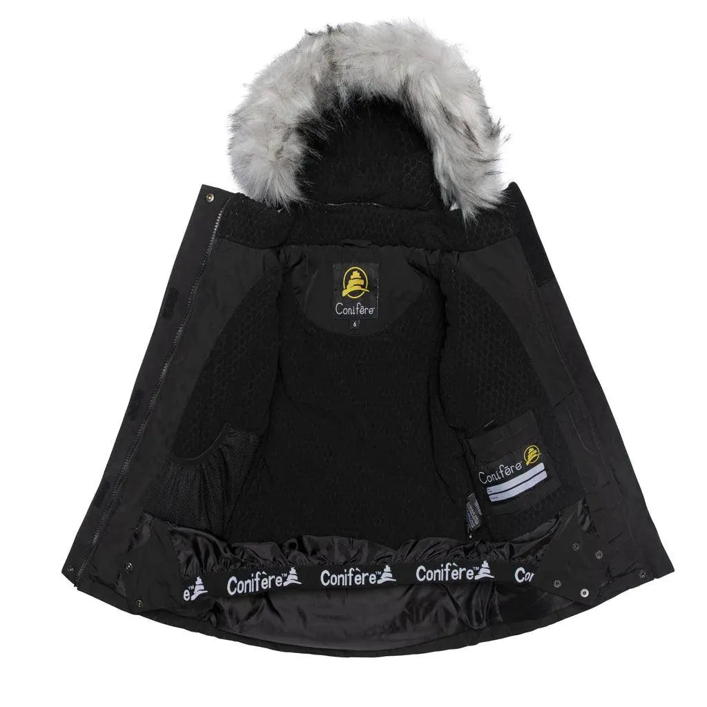 Conifere Billow Charm Mädchen Schneeanzug Set - Lila - (Größe 7) Babykids Conifere