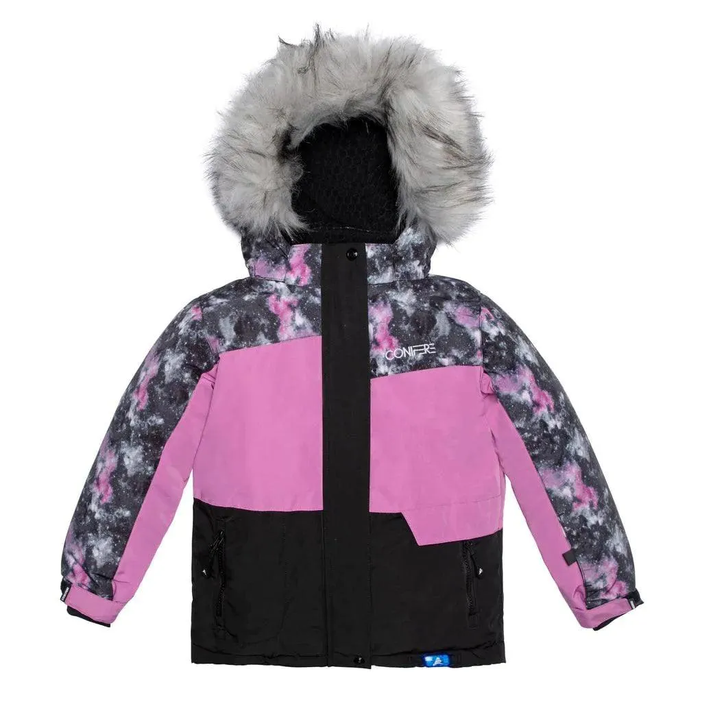 Conifere Billow Charm Mädchen Schneeanzug Set - Lila - (Größe 7) Babykids Conifere