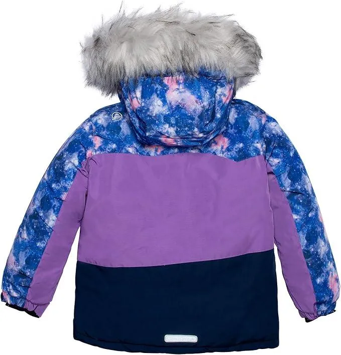 Conifere Billow Charm Mädchen Schneeanzug Set - Lila - (Größe 7) Babykids Conifere