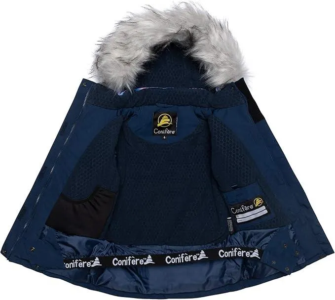 Conifere Billow Charm Mädchen Schneeanzug Set - Lila - (Größe 7) Babykids Conifere