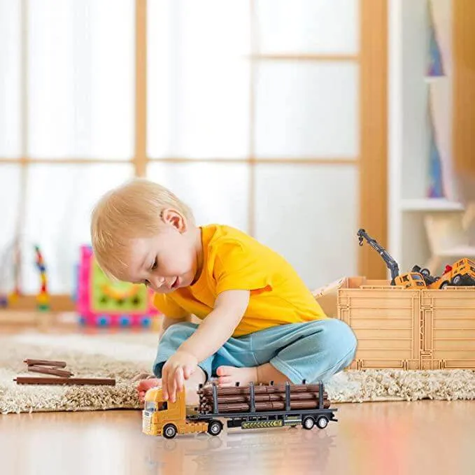 Bau-Lasttransportfahrzeuge Kranwagen Spielzeug-Sets