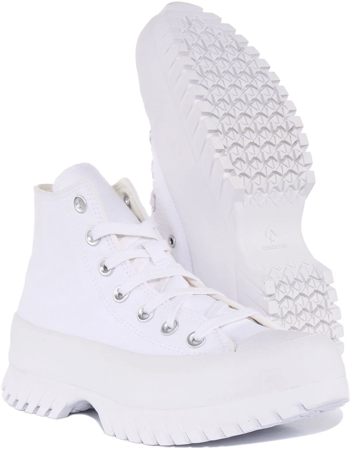 Converse All Star Lugged 2.0 A00871C in Weiß für Damen Schuhe Converse