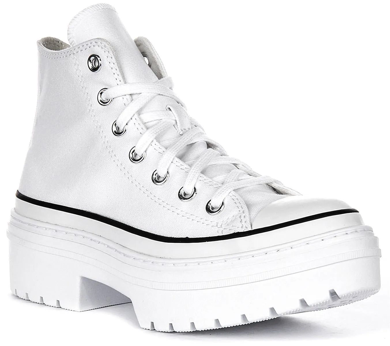 Converse All Star Lugged Absatz Plateau A10364C in Weiß Schuhe Converse