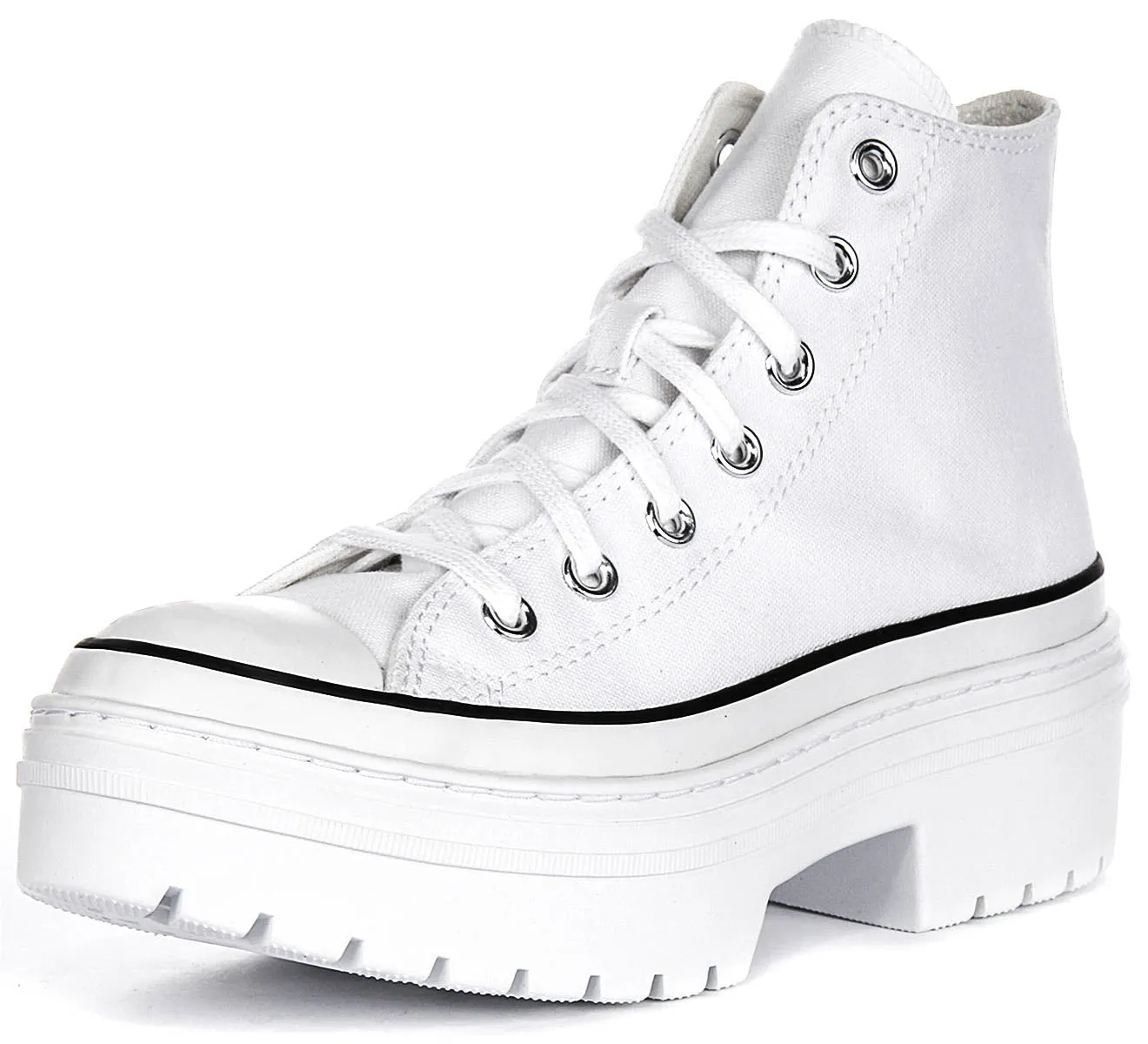 Converse All Star Lugged Absatz Plateau A10364C in Weiß Schuhe Converse