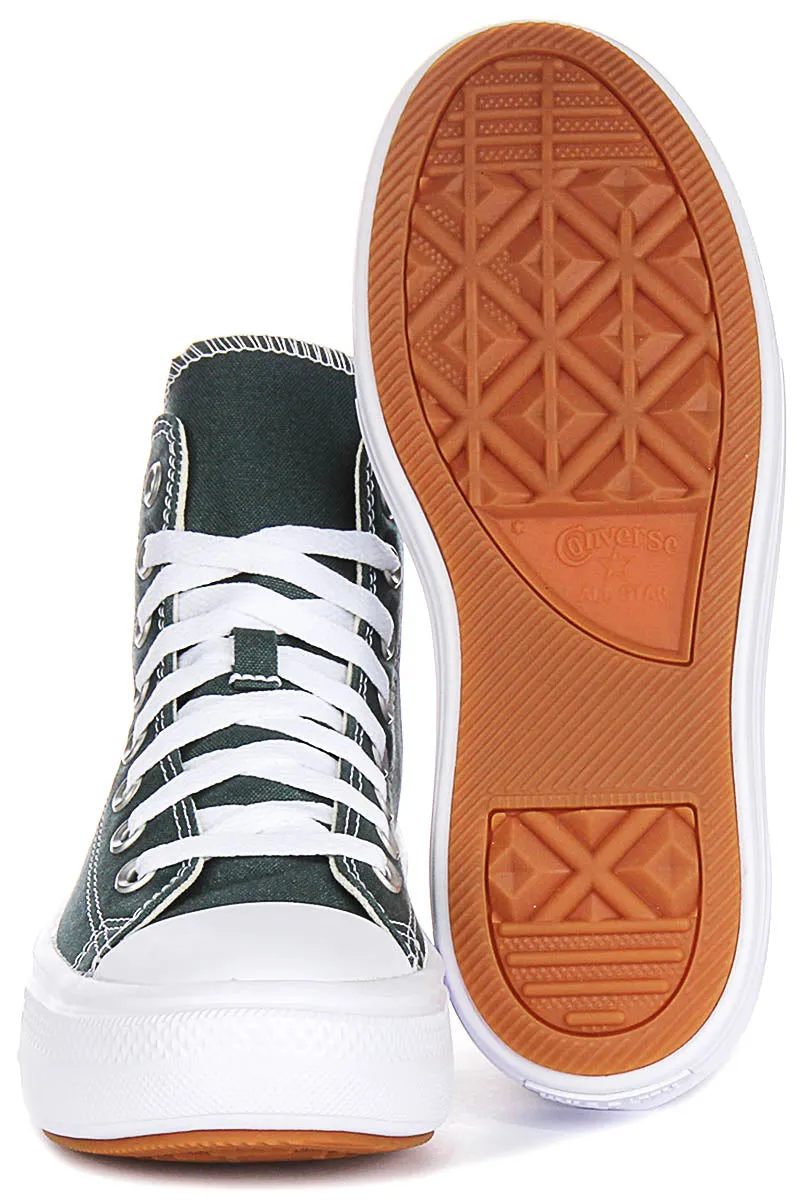 Converse All Star Move A10664C In Dunkelgrün Für Damen Schuhe Converse