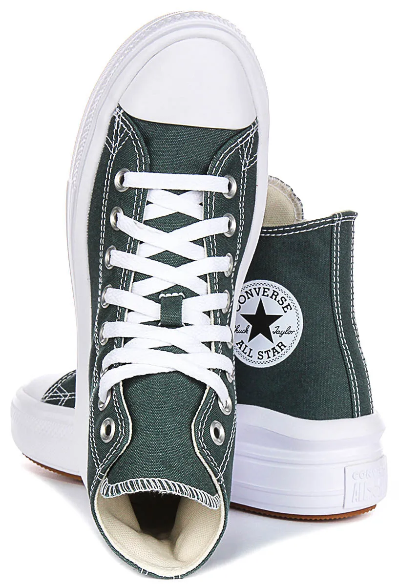 Converse All Star Move A10664C In Dunkelgrün Für Damen Schuhe Converse