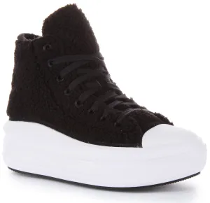Converse All Star Move Sherpa A05518C in Schwarz für Damen Schuhe Converse