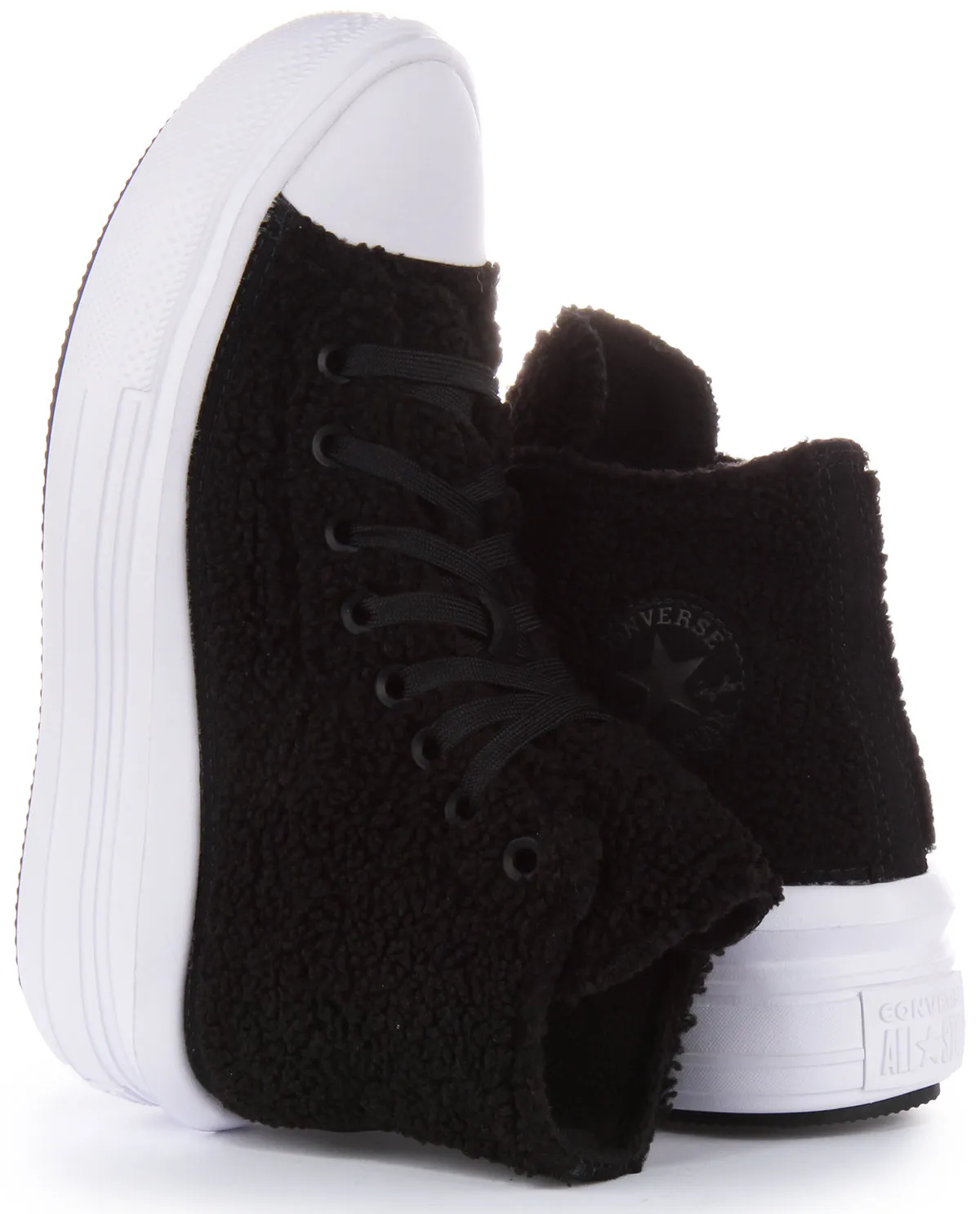 Converse All Star Move Sherpa A05518C in Schwarz für Damen Schuhe Converse