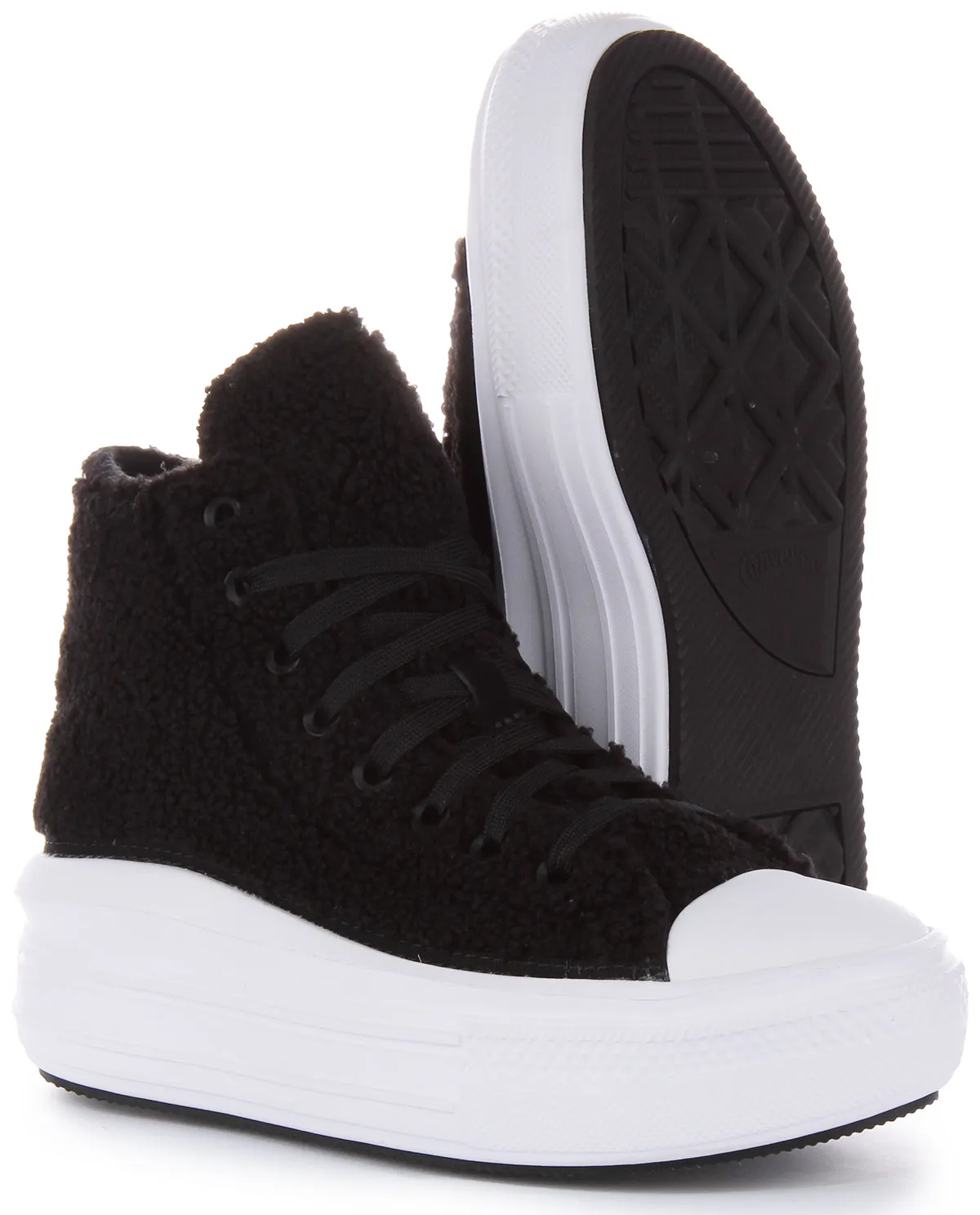 Converse All Star Move Sherpa A05518C in Schwarz für Damen Schuhe Converse