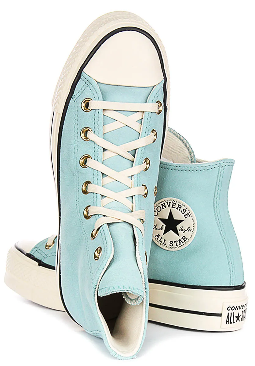 Converse Chuck Taylor All Star Lift A13824C in Blau Weiß für Damen Schuhe Converse