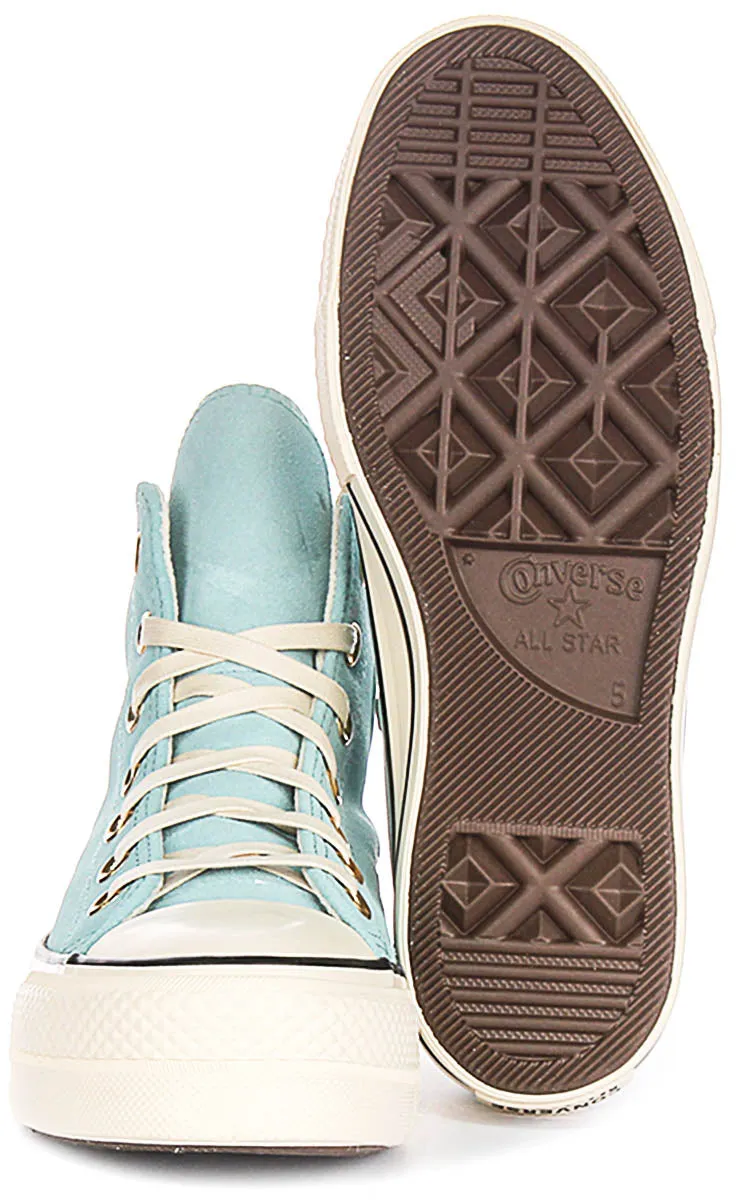 Converse Chuck Taylor All Star Lift A13824C in Blau Weiß für Damen Schuhe Converse