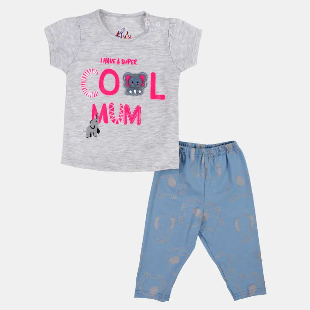 Coole Mama Baumwoll-Pyjama-Set für Mädchen