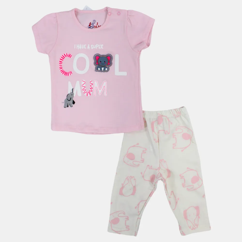 Coole Mama Baumwoll-Pyjama-Set für Mädchen