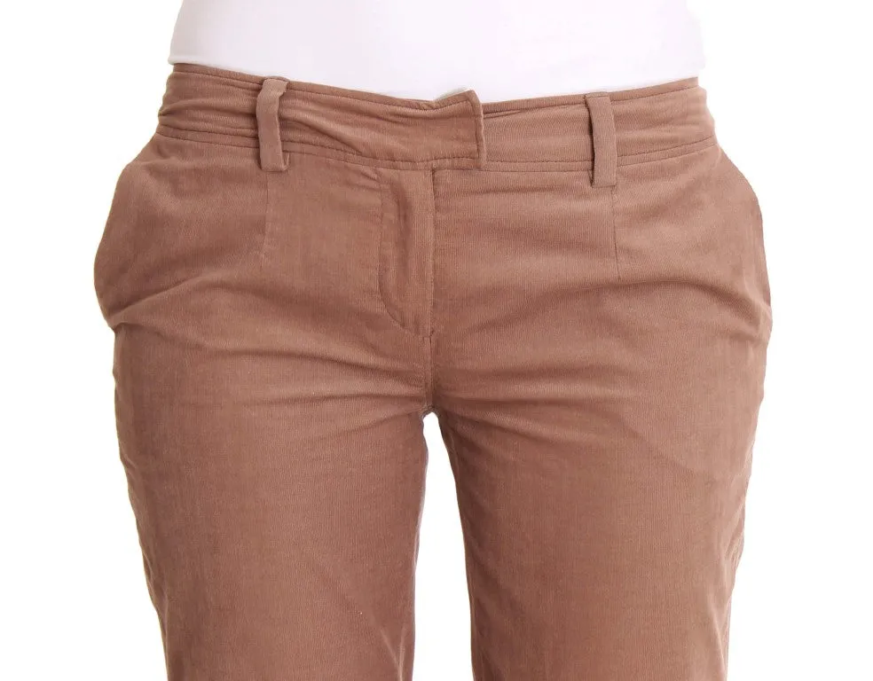 Costume National Cropped Cordhosen Damenhose