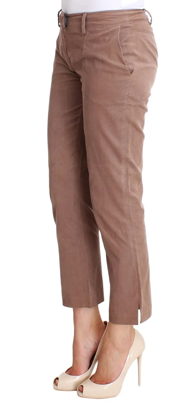 Costume National Cropped Cordhosen Damenhose