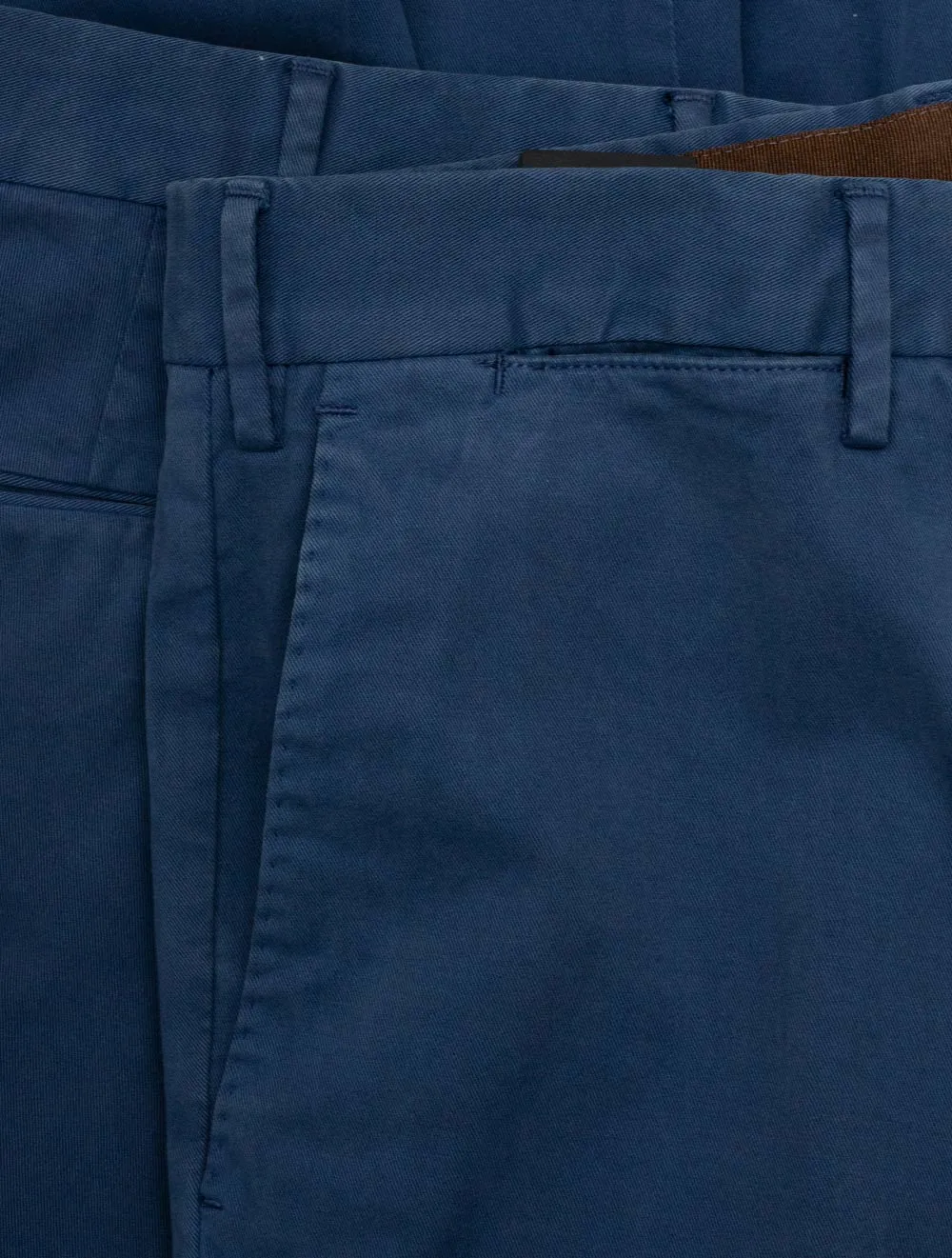 Baumwoll-Chinohose Blau
