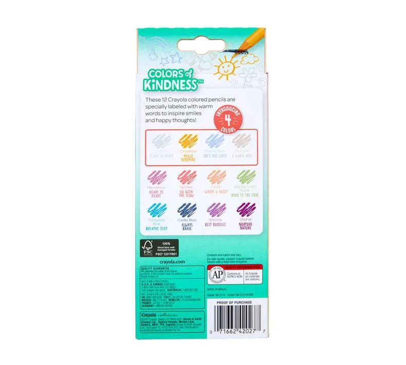 Crayola Farben der Freundlichkeit 12 Farbstifte