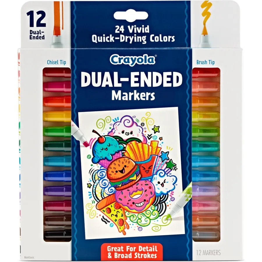 Crayola Doppelendstifte 12er Pack