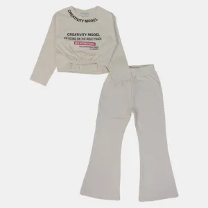Kreativ-Modell Langarm-Zweiteiler-Outfit-Set