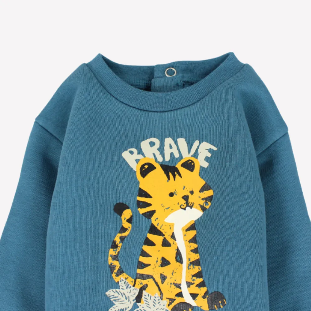Niedliches Wildes Langarm-Sweatshirt