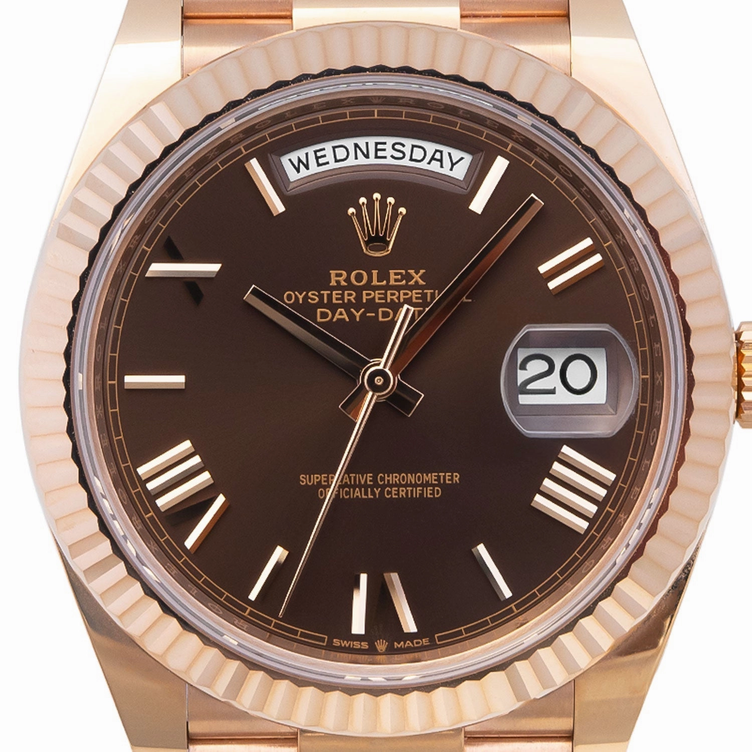 Day-Date 40mm Brown Roman Dial 2022 - 228235