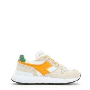 Diadora Damen Kmaro 42 ACBC Turnschuhe Super Weiß / Kadmiumgelb