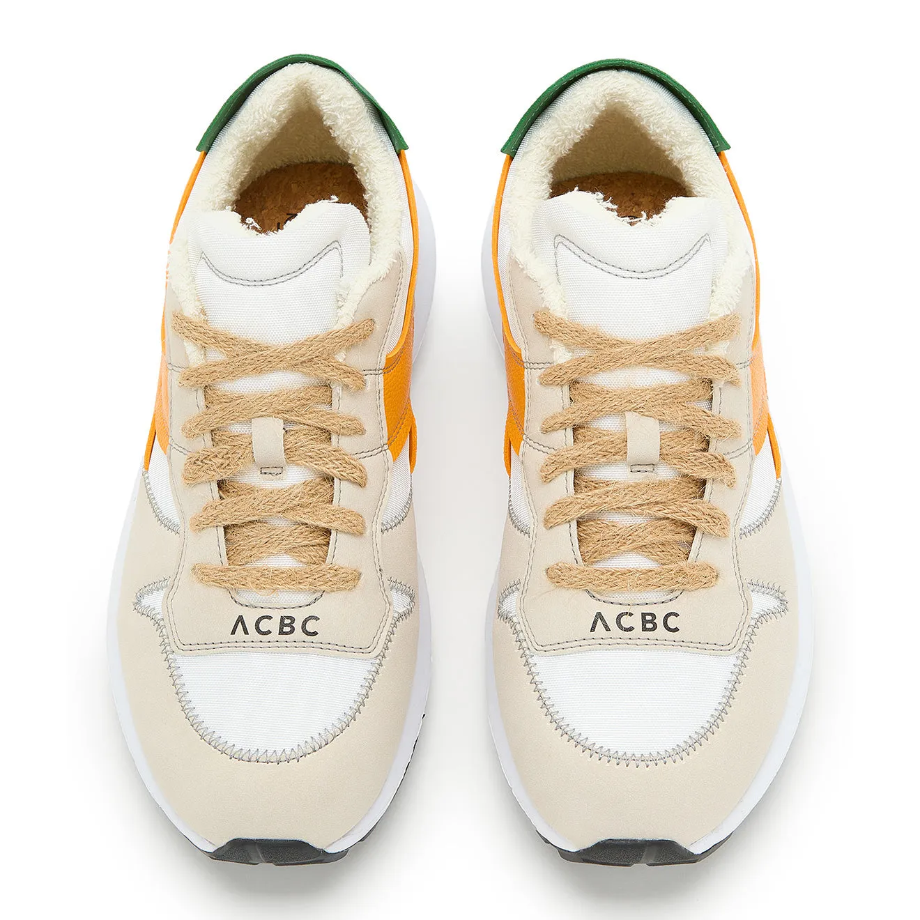 Diadora Damen Kmaro 42 ACBC Turnschuhe Super Weiß / Kadmiumgelb